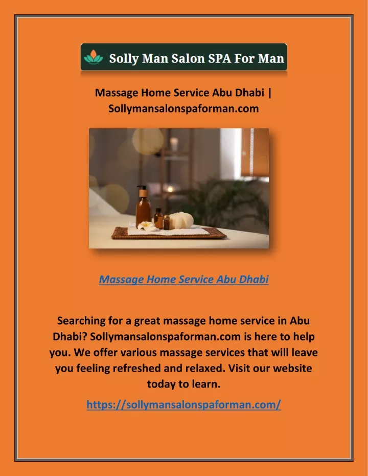 massage home service abu dhabi
