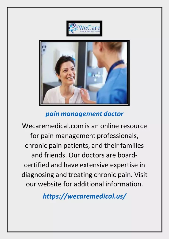 pain management doctor