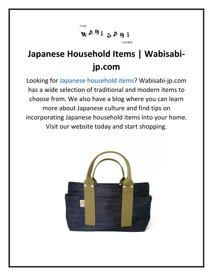 japanese household items wabisabi jp com