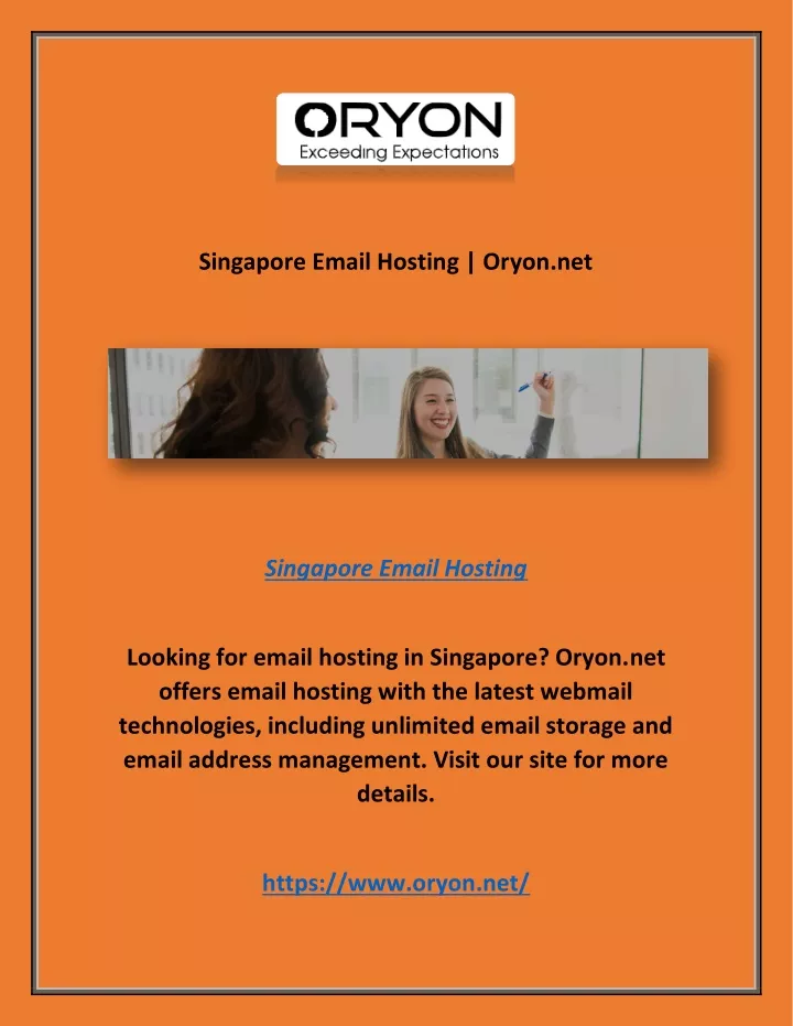 singapore email hosting oryon net