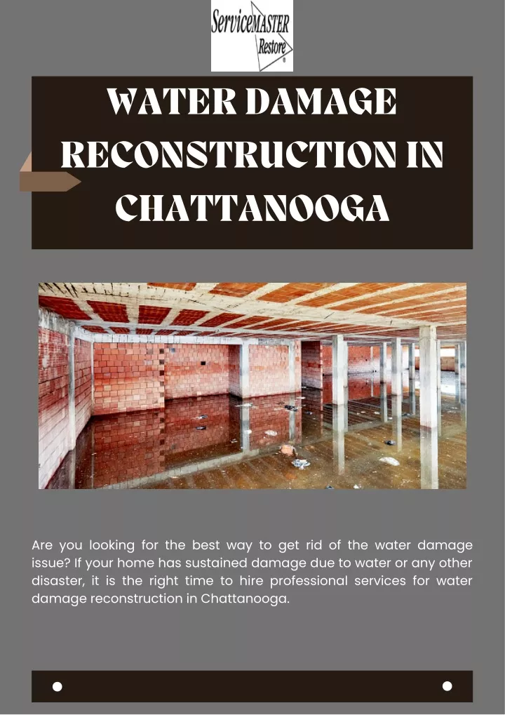 water damage reconstruction in chattanooga