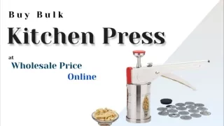 Kitchen Press - Vyom Overseas - Buy Bulk Wholesale Kitchenware Products