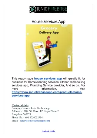 house services app house services app