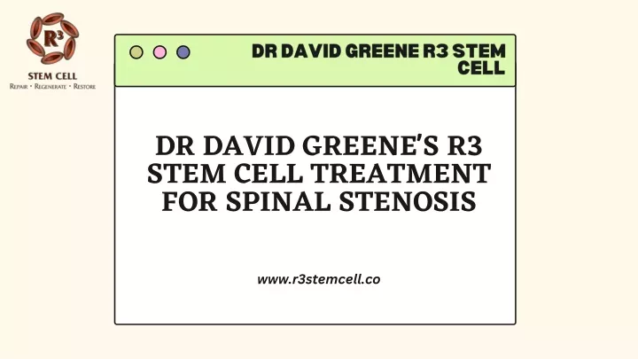 dr david greene r3 stem cell