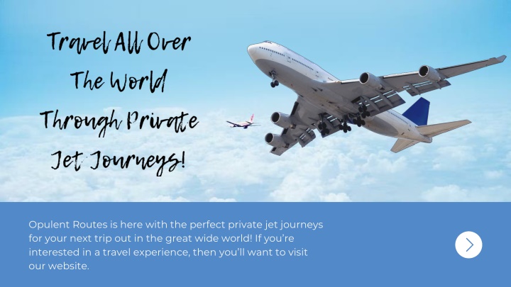 travel all over the world through private