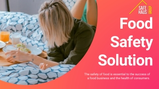 Food Safety Solution