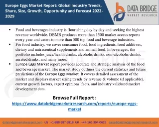 europe eggs market report global industry trends