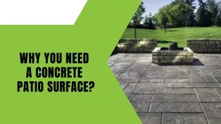 Commercial Concrete Patio Contractors
