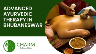 Advanced Ayurvedic Therapy in bhubaneswar