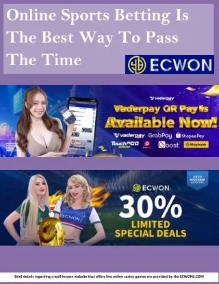 Usually Play Online Casino in Malaysia | Ecwon2