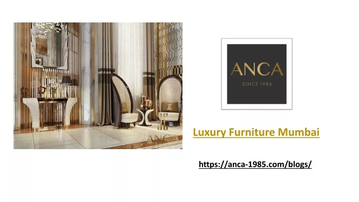 luxury furniture mumbai