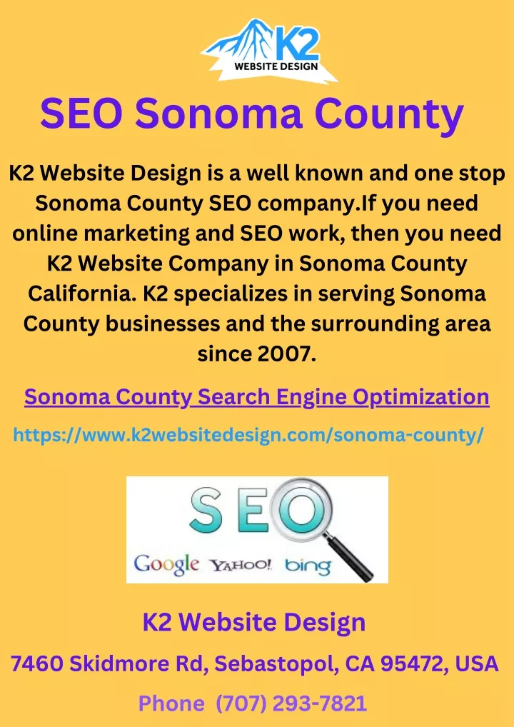 seo sonoma county