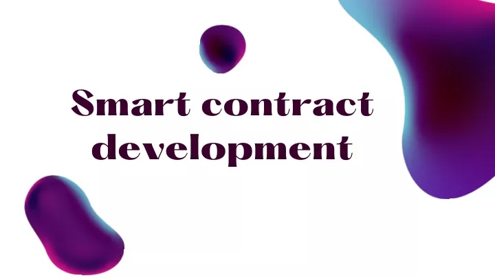 smart contract development