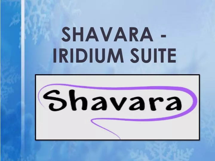 shavara iridium suite