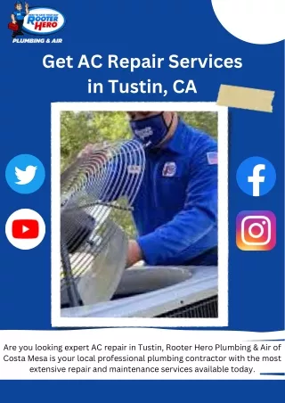 The Best AC Repair Services in Tustin, CA