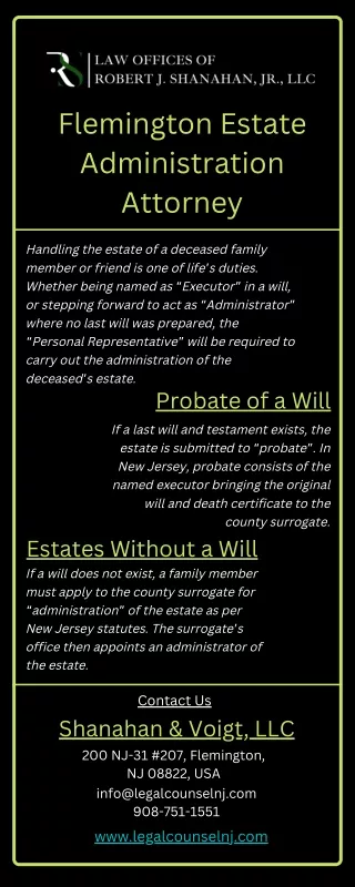 New Jersey Probate Lawyer