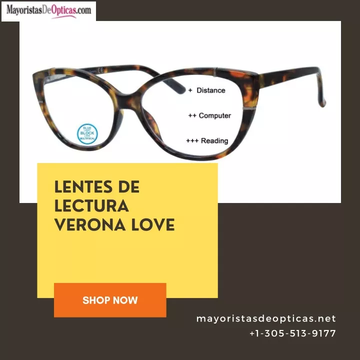 lentes de lectura verona love