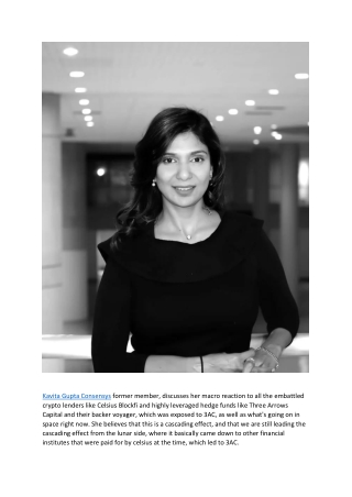 kavita gupta consensys former member discusses