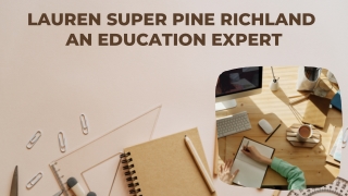 Lauren Super Pine Richland - An Education Expert