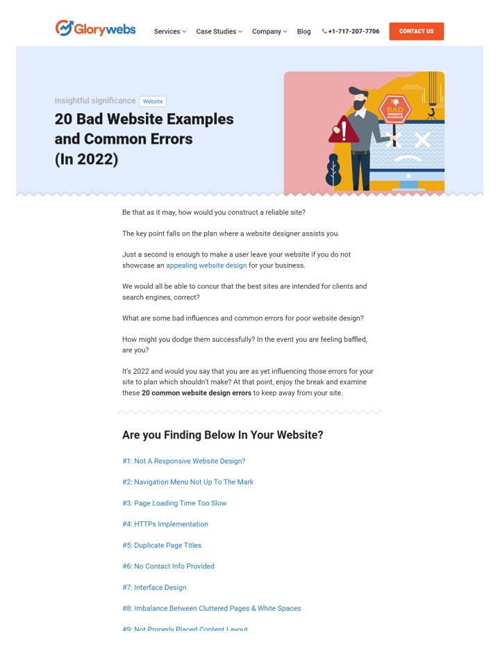 PPT - 20 Bad Website Examples Common Web Design Errors PowerPoint ...