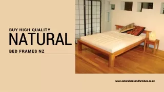 Buy High Quality Natural Bed Frames in NZ