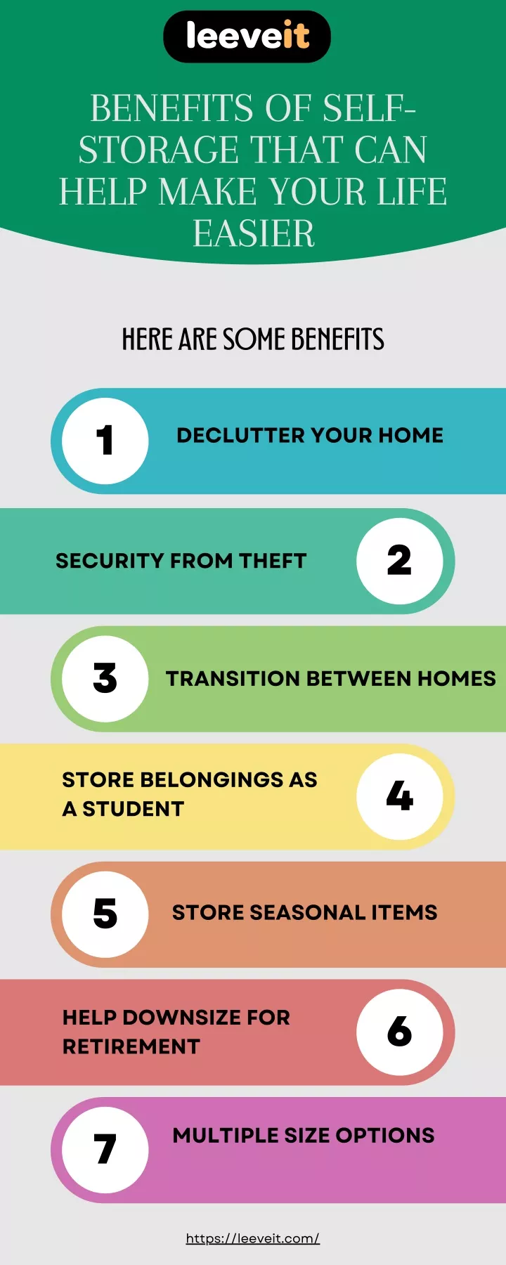 benefits of self storage that can help make your