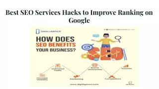 Best SEO Services Hacks to Improve Ranking on Google