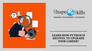 Learn How Python Training Institute in Noida is Helpful to Upgrade your Career