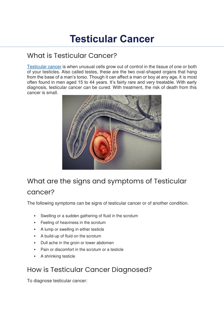 testicular cancer