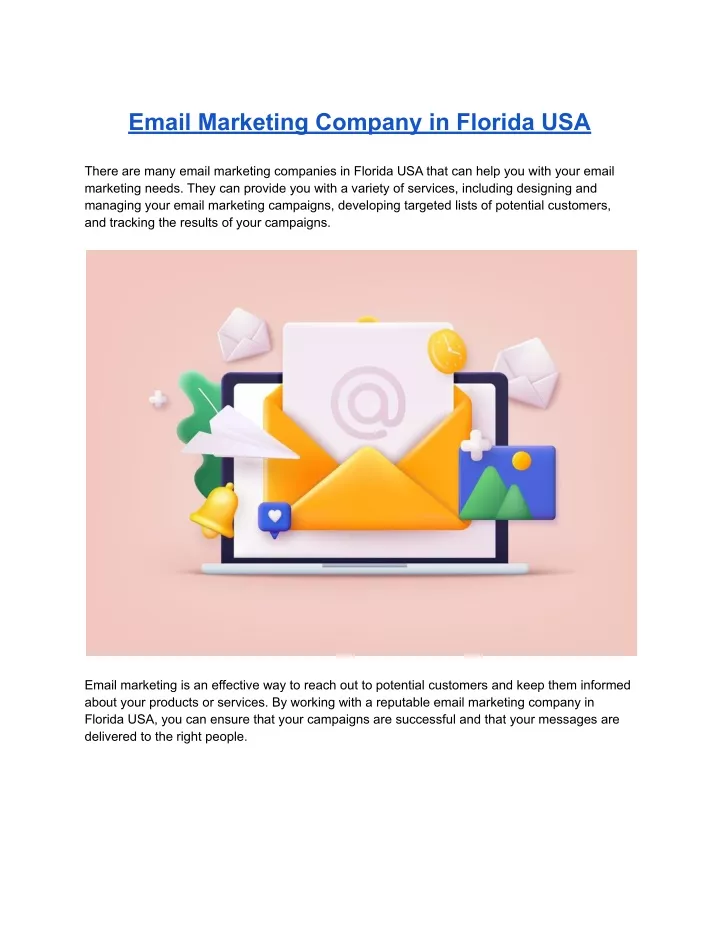 email marketing company in florida usa