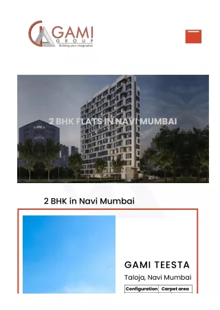 2 BHK Flats for Sale in Navi Mumbai  | Gami Group