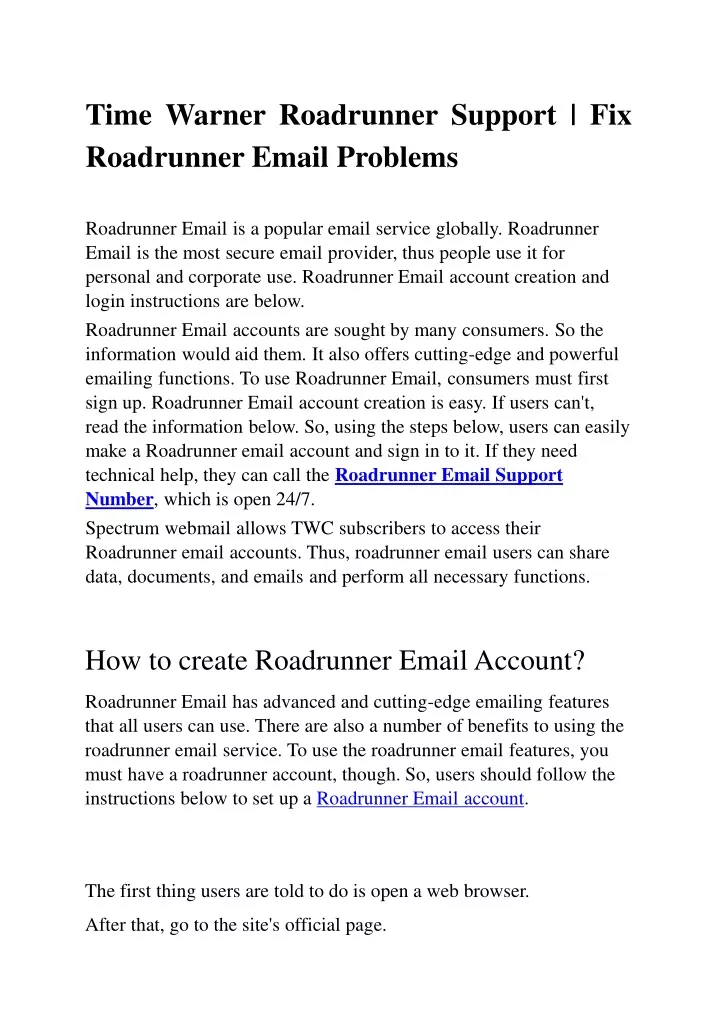 time warner roadrunner support fix roadrunner