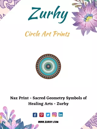 Naz Print - Sacred Geometry Symbols of Healing Arts - Zurhy