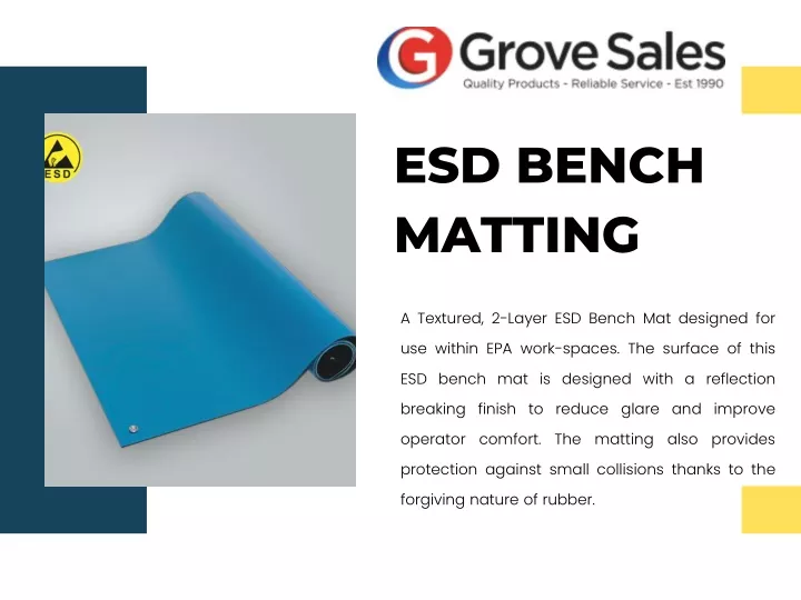 esd bench matting