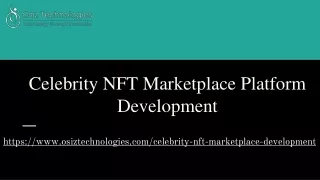 celebrity nft marketplace platform development