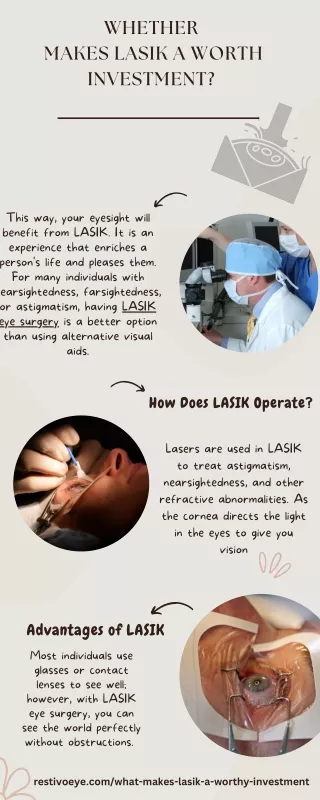 Whether Makes Lasik A Worth Investment