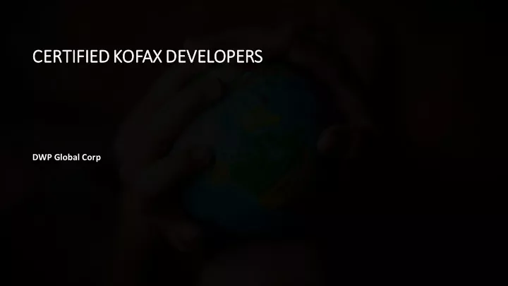 certified kofax developers certified kofax