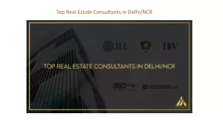 Top Real Estate Consultants in Delhi NCR
