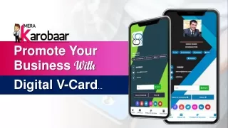 mera karobaar digital visiting card