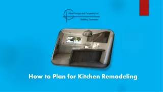 How to Plan for Kitchen Remodeling