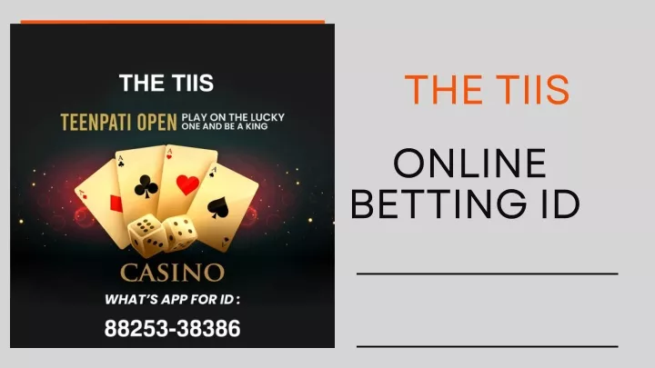 the tiis online betting id