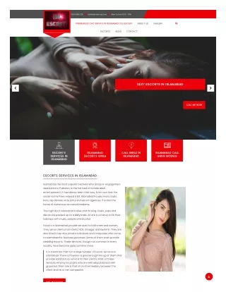 Islamabad Escort Services