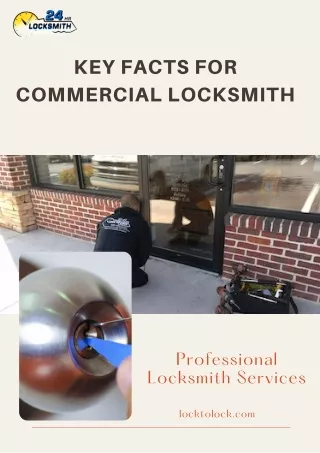 Get Best Affordable Commercial Locksmith Services - Lock To Lock
