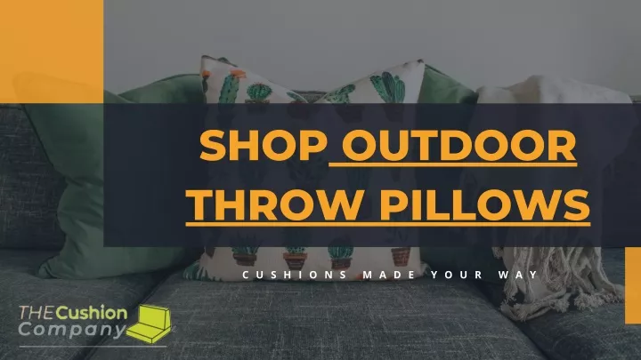 shop outdoor throw pillows