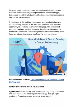 in recent years on demand apps are gaining