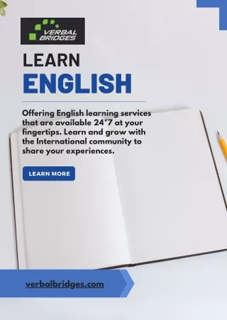English Learning Language - Verbal Bridges