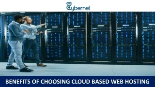 benefits of choosing cloud based web hosting