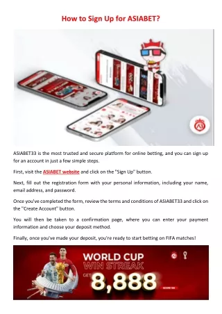 how to sign up for asiabet