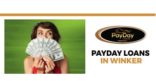 Online Payday Loans in winker- Deltacash