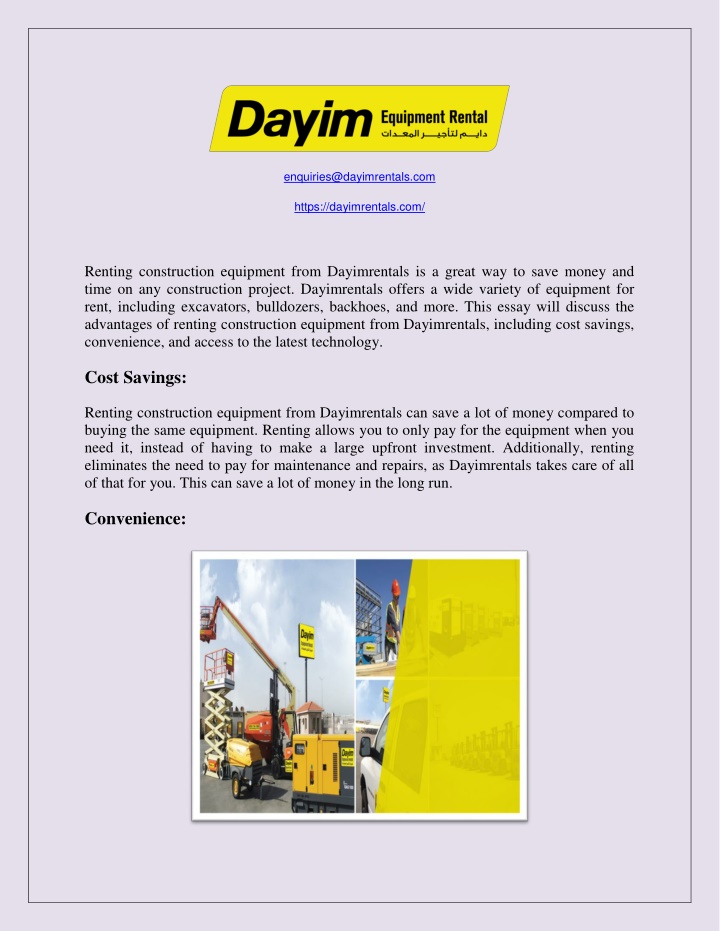 enquiries@dayimrentals com